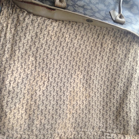 (SOLD) Yves Saint Laurent Large Coated Canvas Tote - Picture 16 of 16